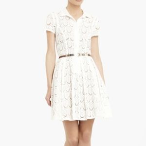 BCBG Eyelet Shirtdress - 6